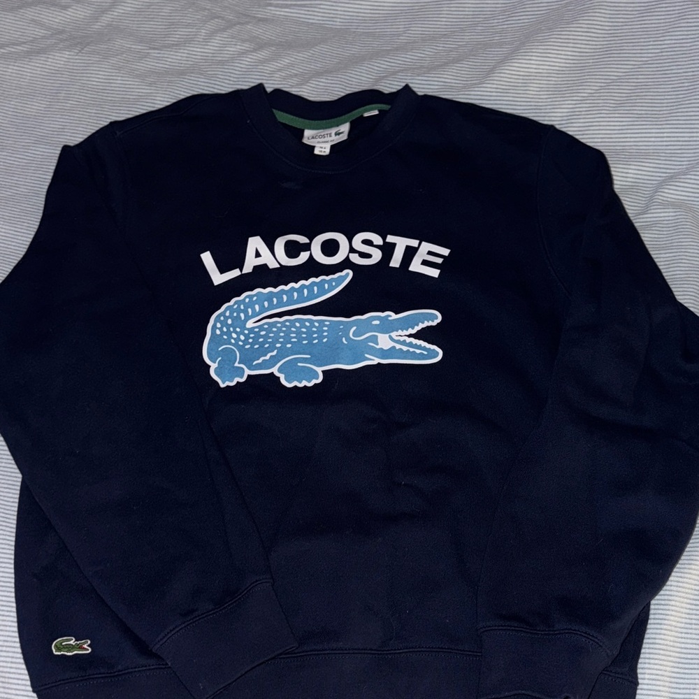 Lacoste Men's Dark Blue Crewneck Sweater